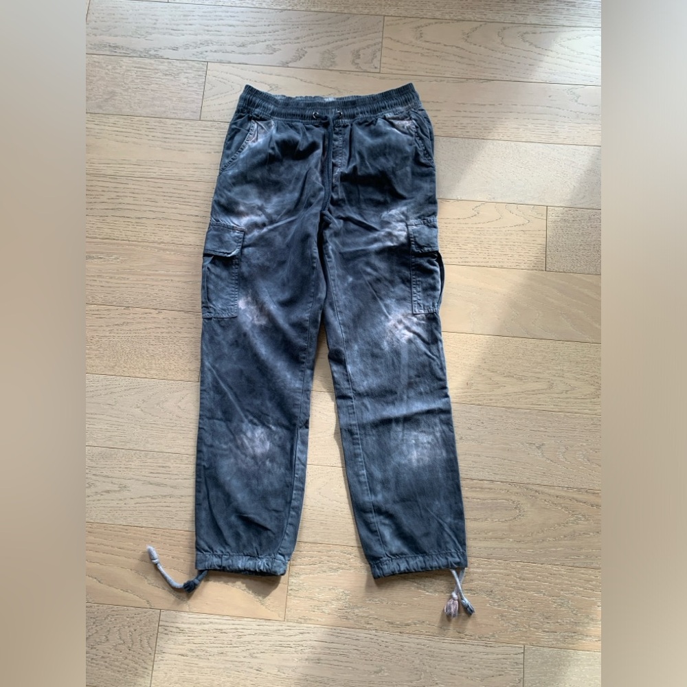 Sanctuary x Anthropologie Women’s Gray Tie-Dye Cargo Pants
